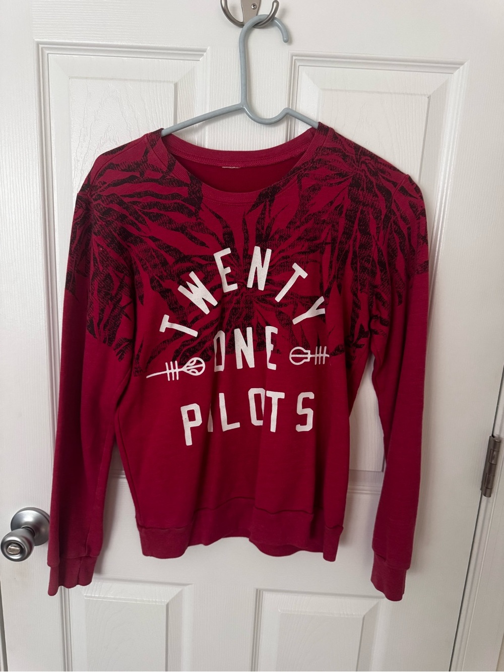 Twenty One Pilots Red Graphic Sweatshirt - S